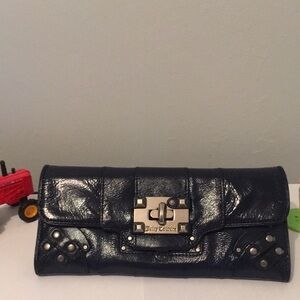 Juicy Couture Vintage Dark Blue Leather .